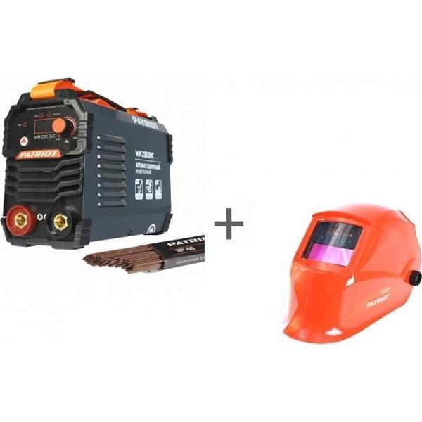 Изображение товара Сварочный аппарат, инвертор Patriot WM230DVC MMA + маска 300D