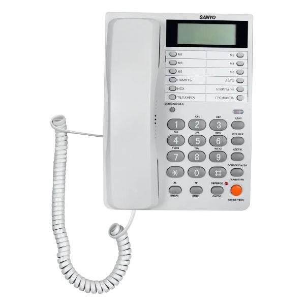Изображение товара Телефон проводной Sanyo Телефон проводной SANYO RA-S408W