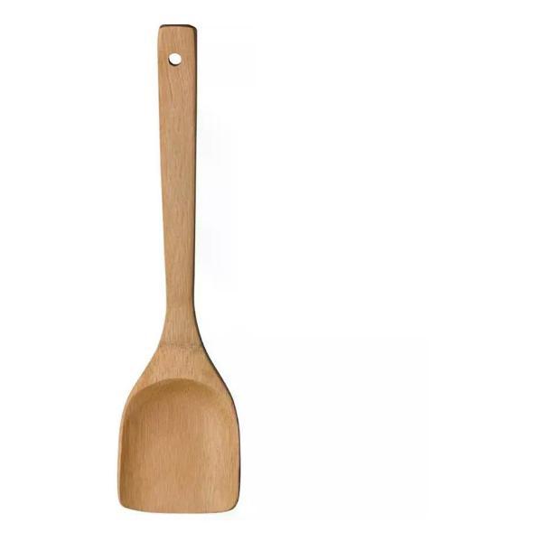Изображение товара Лопатка кухонная Mallony Лопатка кулинарная бамбуковая широкая 30х7,2 см