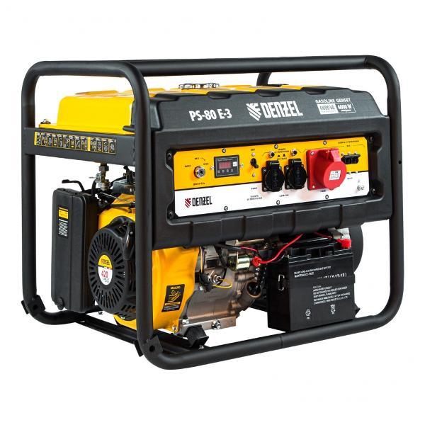 Изображение товара Генератор DENZEL PS-80E-3