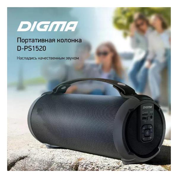 Изображение товара Портативная беспроводная колонка DIGMA D-PS1520 (SP1520B)
