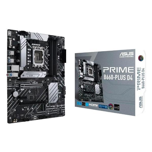 Изображение товара Материнская плата ASUS PRIME B660-PLUS D4 (LGA1700 ATX)
