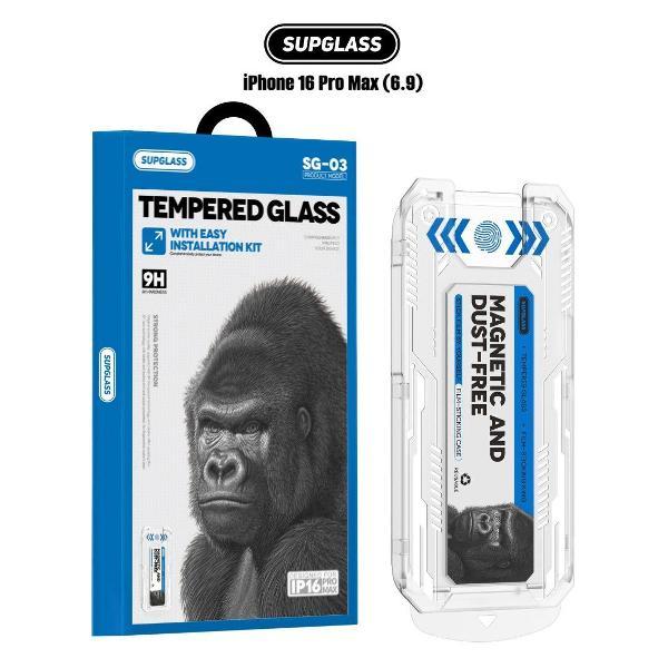 Изображение товара Безрамочное стекло SUPGLASS iPhone 16 Pro Max (6.9) с автоустановкой