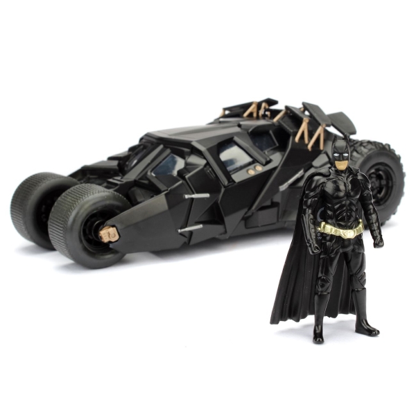 Jada DC: 2008 The Dark Knight Batmobile W/Batman