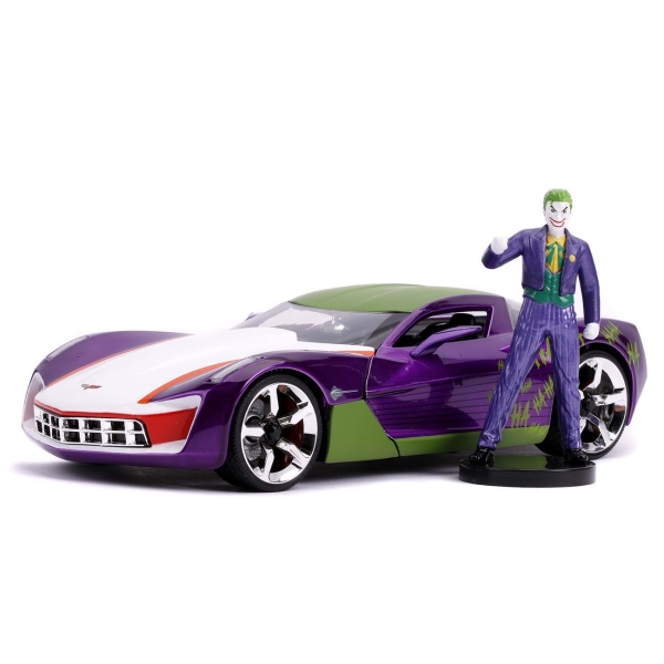 Jada DC: 2009 Chevy Corvette Stingray Concept W/Joker