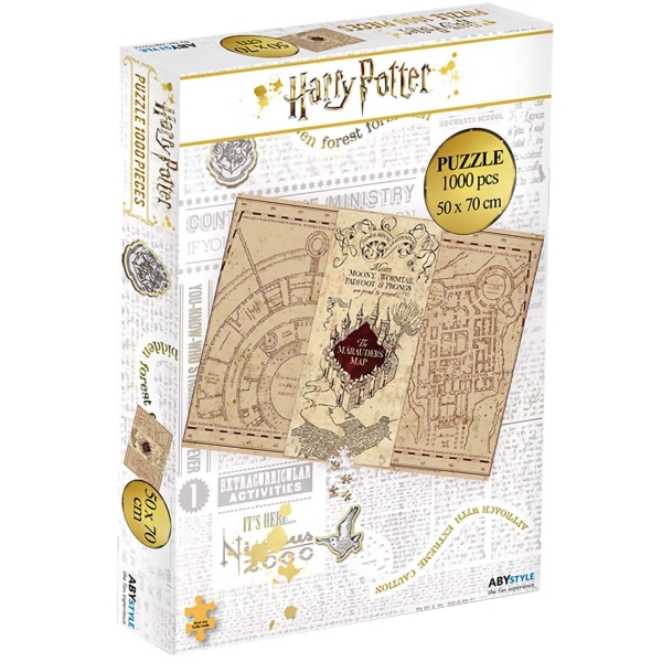 фото Abystyle harry potter: marauder's map 1000pc harry potter: marauder's map 1000pc