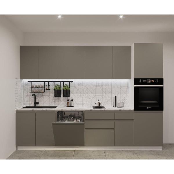 Изображение товара Кухня модульная Кухни РМ КГ Лайн Обсидиан, 3000 мм