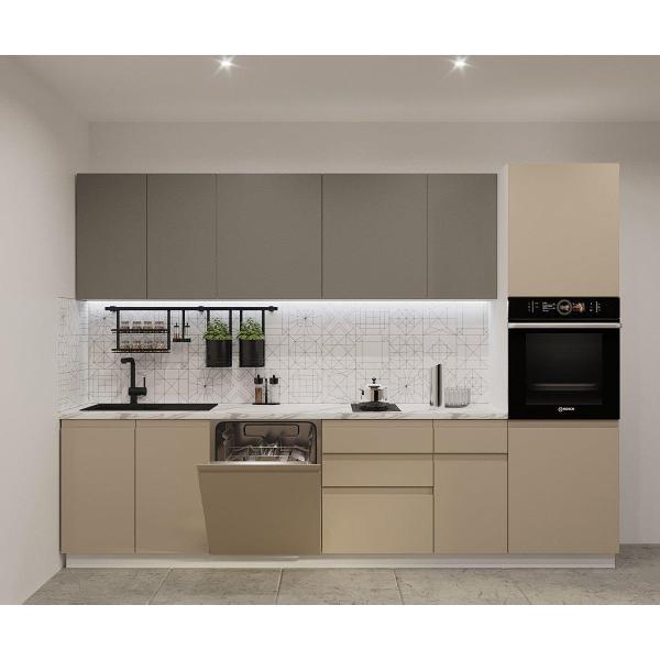 Изображение товара Кухня модульная Кухни РМ КГ Лайн Обсидиан/Пикрит, 3000 мм