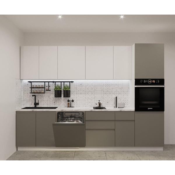 Изображение товара Кухня модульная Кухни РМ КГ Лайн Тальк/Обсидиан, 3000 мм