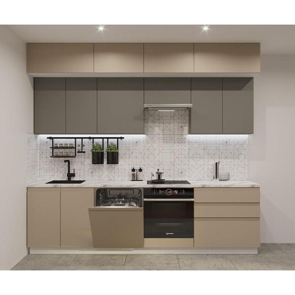 Изображение товара Кухня модульная Кухни РМ КГ Лайн Обсидиан/Пикрит, 2800 мм