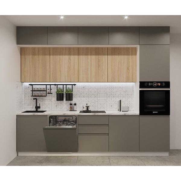 Изображение товара Кухня модульная Кухни РМ КГ Лайн Обсидиан/Сонома, 3000 мм