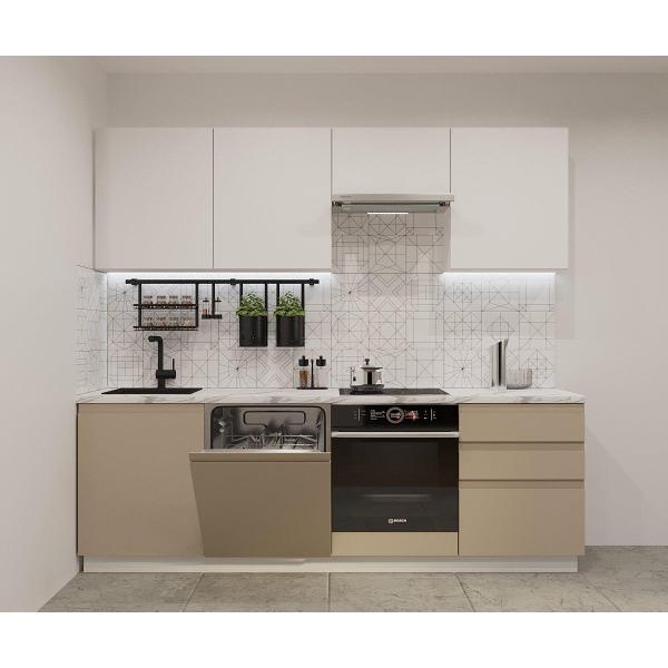 Изображение товара Кухня модульная Кухни РМ КГ Лайн Тальк/Пикрит, 2400 мм