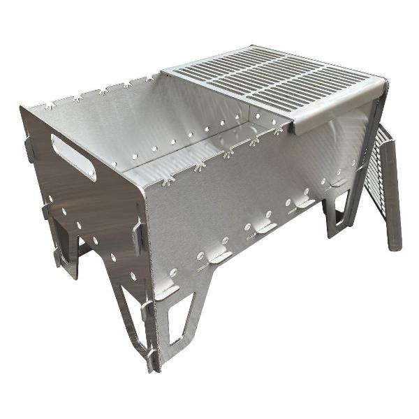 Изображение товара Мангал Нет бренда из нержавейки 3мм с решетками гриль