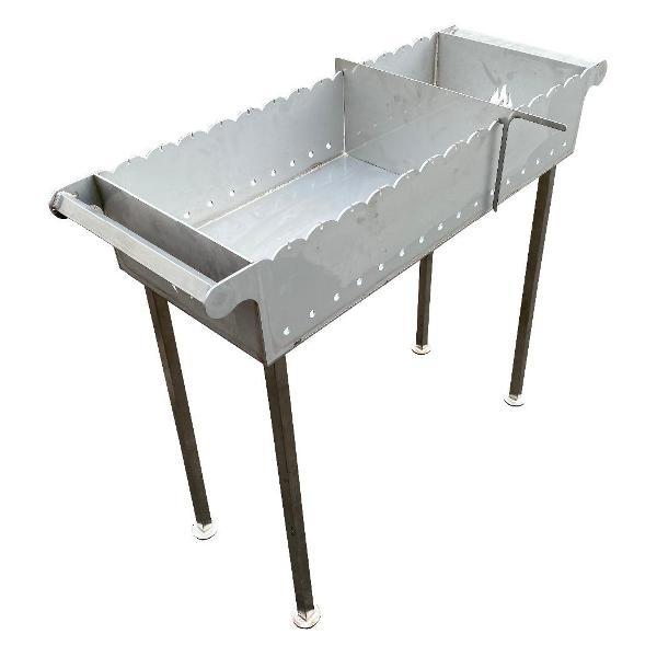 Изображение товара Мангал Нет бренда Сварной из нержавеющей стали толщиной 4мм