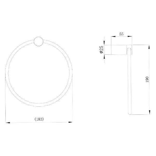 Изображение товара Полотенцедержатель Raiber RP-80006