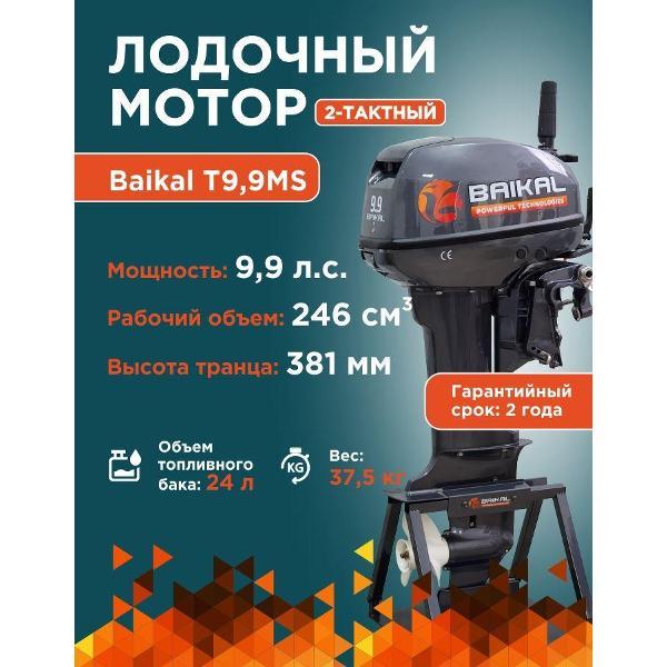 Изображение товара Мотор лодочный Baikal-PT Байкал 9.9 л.с