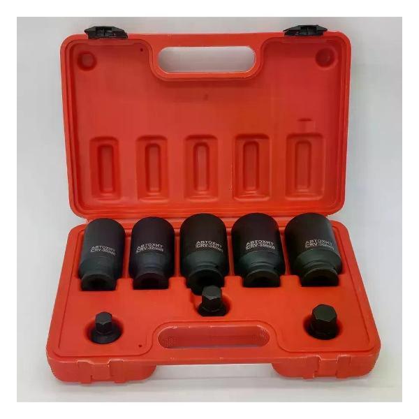 Изображение товара Набор автомобильных инструментов Автохит Набор головок с переходниками для гайковерта