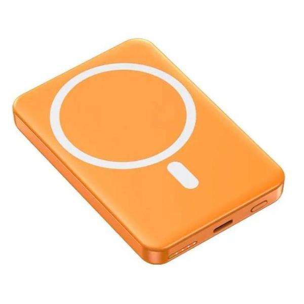 Изображение товара Аккумулятор для смартфона, телефона Wireless 5000 a Magnetic Power Bank оранжевый