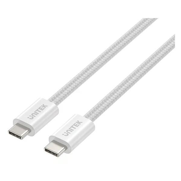 Изображение товара Кабель USB Type-C UNITEK 100Вт 1м магнитный белый (C14141AWH01-1M)
