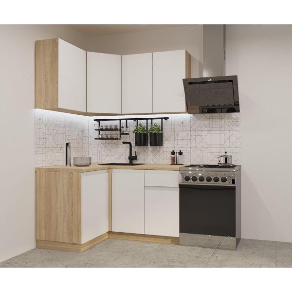 Изображение товара Кухня модульная Кухни РМ КГ Лайн Тальк, 1200х1400 мм