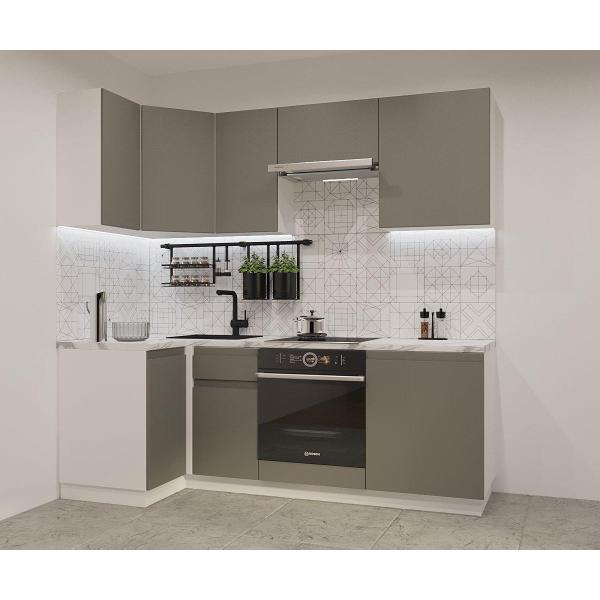 Изображение товара Кухня модульная Кухни РМ КГ Лайн Обсидиан, 1000х2200 мм