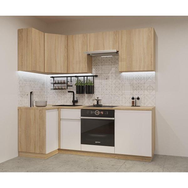 Изображение товара Кухня модульная Кухни РМ КГ Лайн Сонома/Тальк, 1000х2200 мм