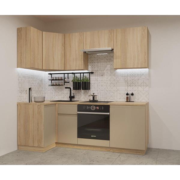 Изображение товара Кухня модульная Кухни РМ КГ Лайн Сонома/Пикрит, 1000х2200 мм