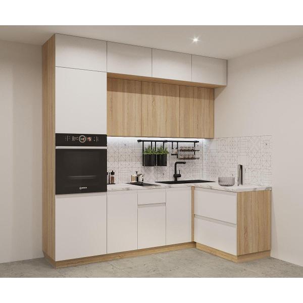 Изображение товара Кухня модульная Кухни РМ КГ Лайн Тальк, 2400х1400 мм