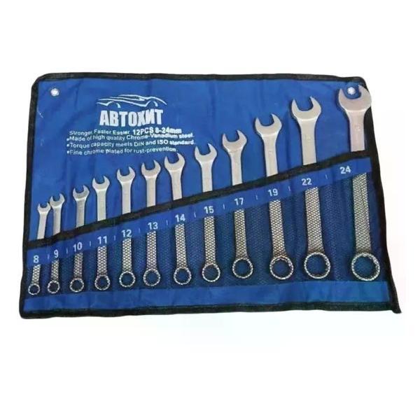 Изображение товара Набор ключей и головок Автохит Набор рожково-накидных ключей