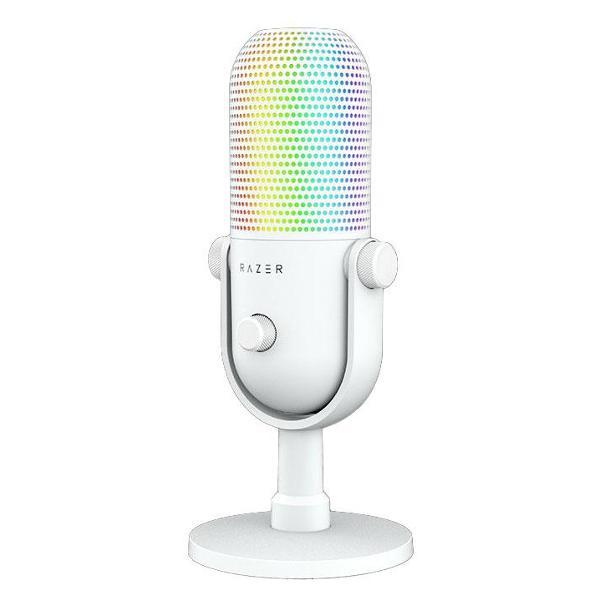 Изображение товара Микрофон для компьютера Razer Seiren V3 Chroma белый (RZ19-05060200-R3M1)