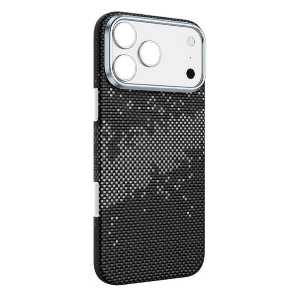 Изображение товара Чехол для iPhone 17 Pro KEEPHONE KEVILAR MagSafe карбон и арамидное волокно