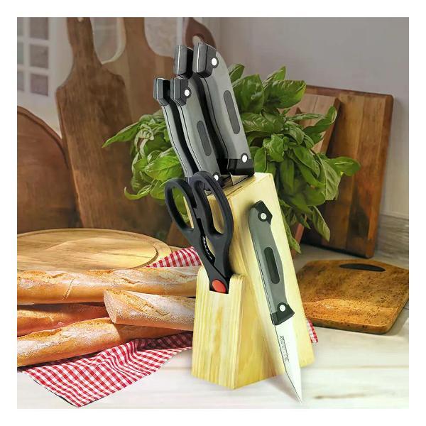 Изображение товара Нож кухонный maestro Ножи кухонные набор на подставке из 7 предметов