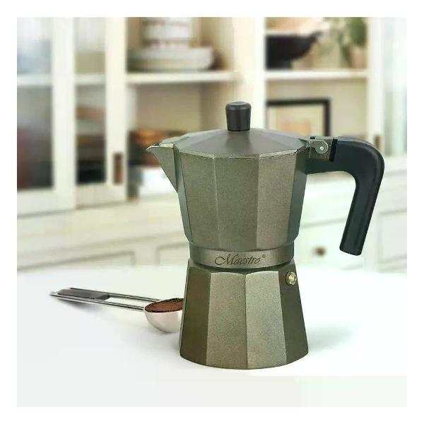 Изображение товара Кофеварка гейзерная Maestro Кофеварка #Espresso Moka# объёмом 450 мл