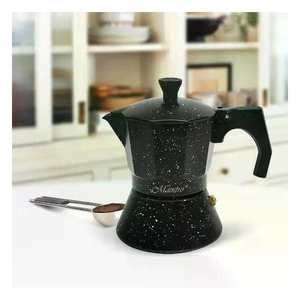 Изображение товара Кофеварка гейзерная maestro Гейзерная кофеварка "Espresso Moka" 150мл для плиты