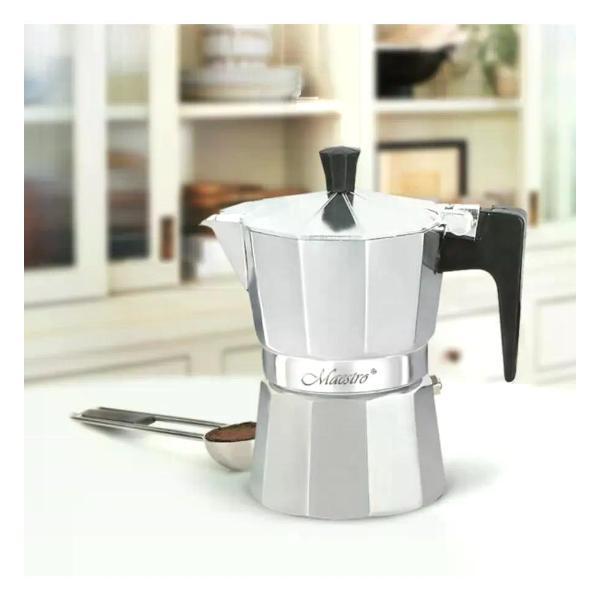 Изображение товара Кофеварка гейзерная Maestro Кофеварка Maestro MR-1666-9 "Espresso Moka" 450мл