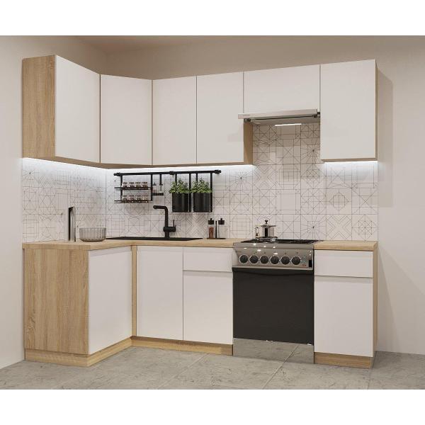 Изображение товара Кухня модульная Кухни РМ КГ Лайн Тальк, 1200х2400 мм