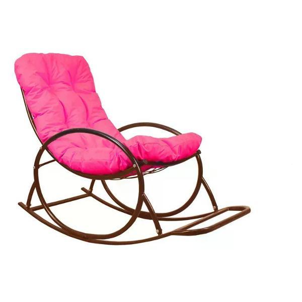 Изображение товара Кресло M-Group Кресло-качалка коричневое, розовая