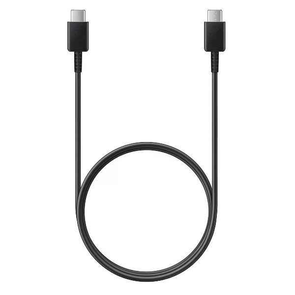 Изображение товара Кабель для смартфона, телефона SAMSUNG Кабель USB-C - USB-C Samsung EP-DA705BBEGWW (60W, 1м, 3А, круглый, PVC оболочка, PVC коннектора, черный)