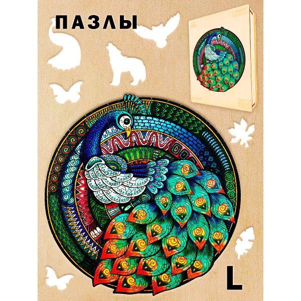 Изображение товара Пазл Woodbests 6192-WP Элегантный Павлин L