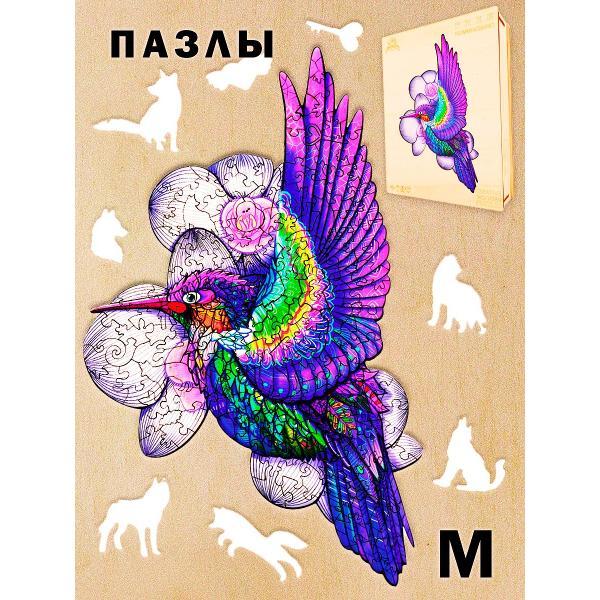Изображение товара Пазл Woodbests 6196-WP Свободная Колибри M