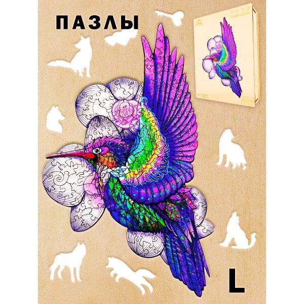 Изображение товара Пазл Woodbests 6197-WP Свободная Колибри L