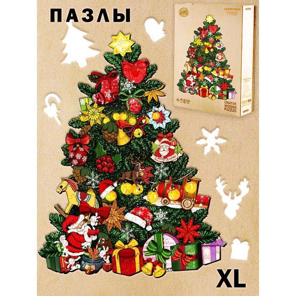 Изображение товара Пазл Woodbests 6503-WP Новогодняя Елка XL