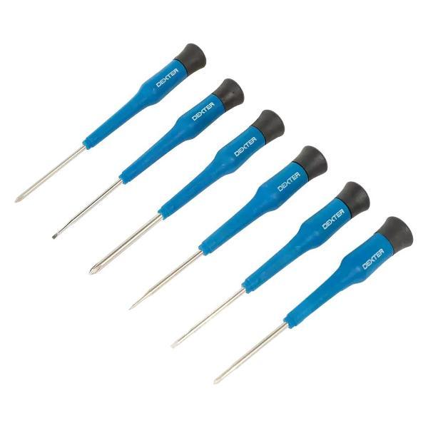 Изображение товара Отвертка Dexter Набор прецизионных отверток MER203, 6 шт.