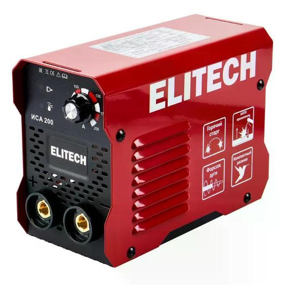 Изображение товара Сварочный аппарат, инвертор ELITECH ИСА 200 Изображение товара Сварочный аппарат, инвертор ELITECH ИСА 200