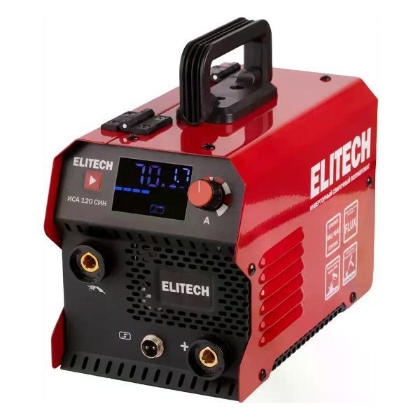 Изображение товара Сварочный аппарат, инвертор ELITECH ИСА 120 СИН
