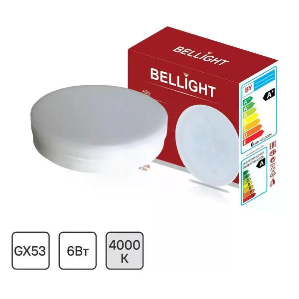 Изображение товара Умная лампочка BELLIGHT Лампа светодиодная GX53 6 Вт диск 500 лм белый свет