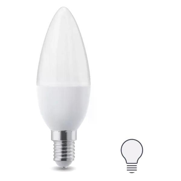 Изображение товара Умная лампочка нет бренда Лампа светодиодная E14 6.5 Вт свеча 600 лм белый свет
