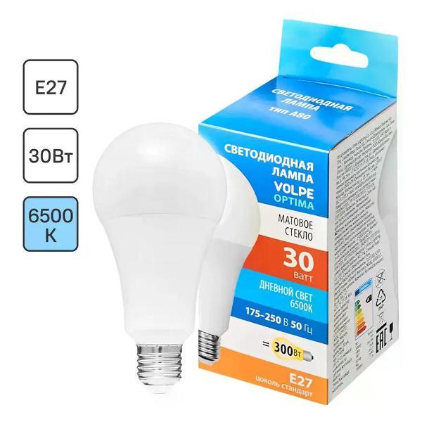 Изображение товара Умная лампочка Volpe Лампа светодиодная E27 30 Вт груша 3000 лм холодный свет