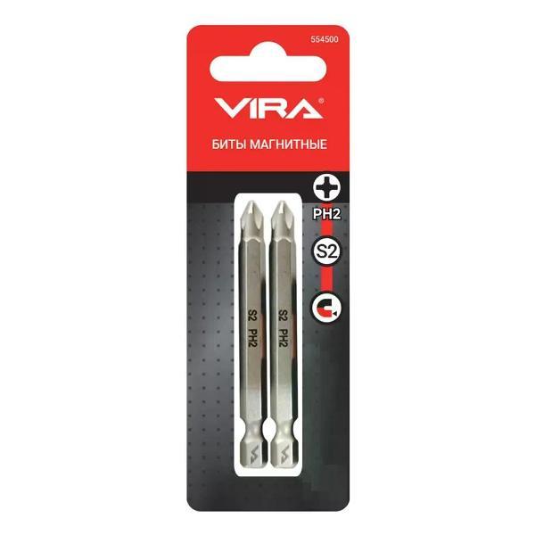 Изображение товара Шуруповерт VIRA Бита магнитная 554500 PH2x70 мм, 2 шт.