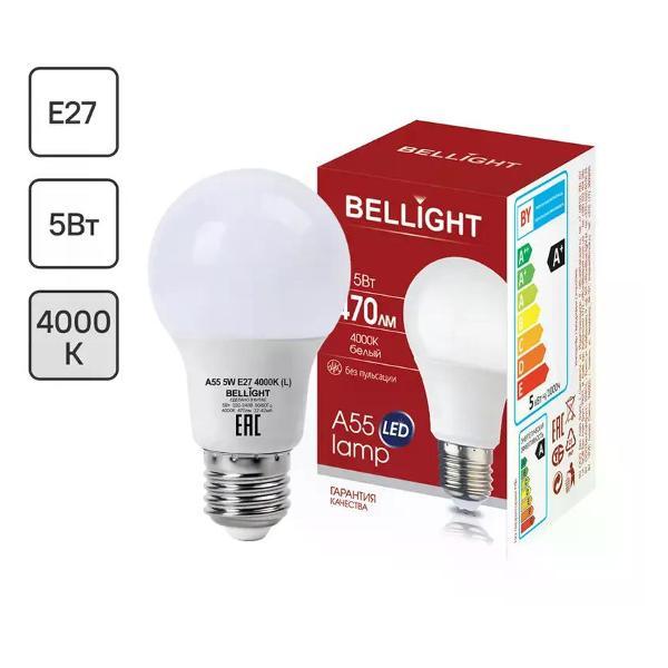 Изображение товара Умная лампочка BELLIGHT Лампа светодиодная E27 5 Вт груша 470 лм белый свет